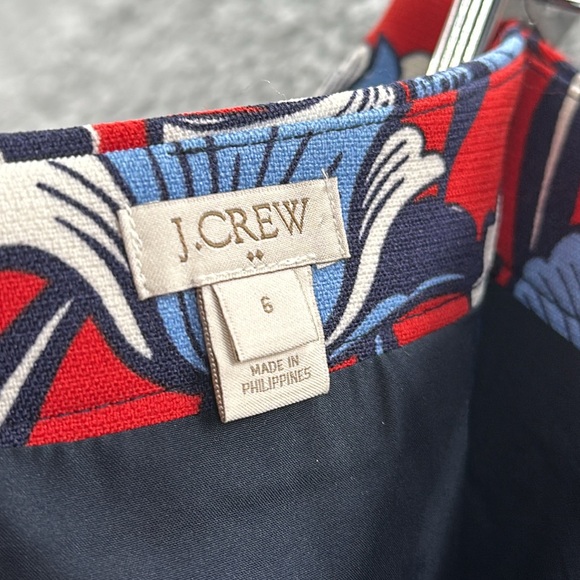 J Crew Floral Pencil Skirt Size 6 - Picture 9 of 11